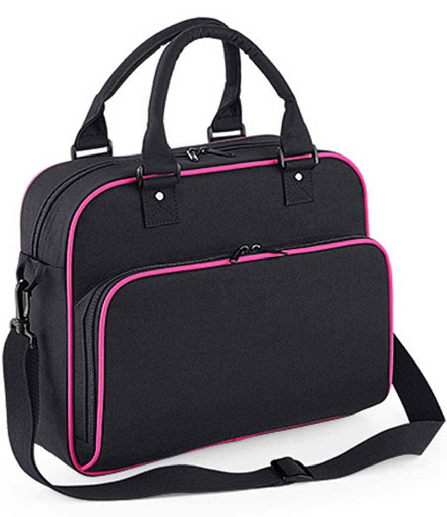 [BG145 BK/FS ONE] BagBase Junior Dance Bag (Black/Fuchsia)