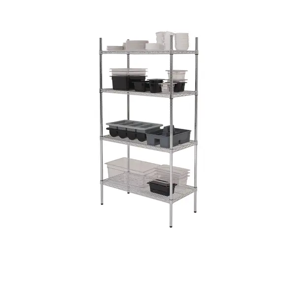 [BC-N222-4818] GenWare 4 Tier Wire Racking 122 x 45 x 183cm