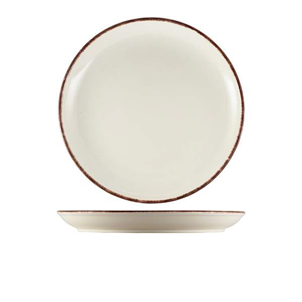 Sereno Stoneware Brown Coupe Plate 27.5cm (Pack of 6)