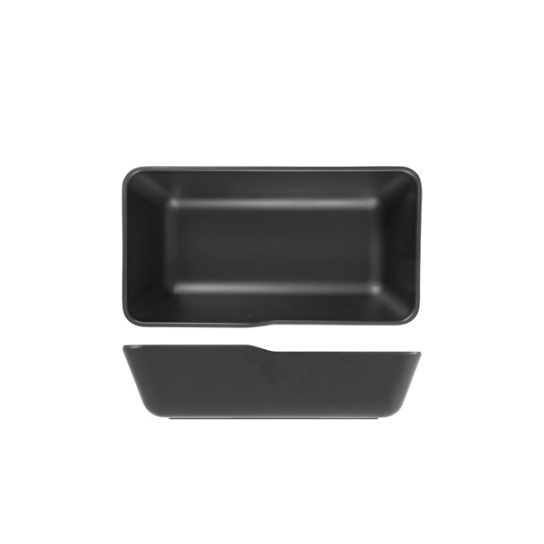 Black Copenhagen Melamine GN 1/3 Deep Dish 32.5 x 17.6 x 8cm