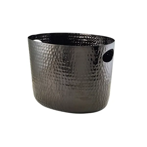 [BC-NHWB12BK] GenWare Black Aluminium Hammered Wine Bucket 30.5cm