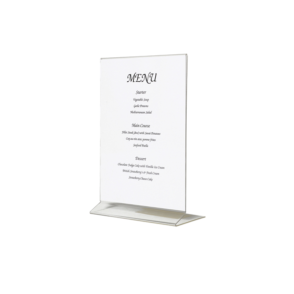 Acrylic Menu Holder A4 Size