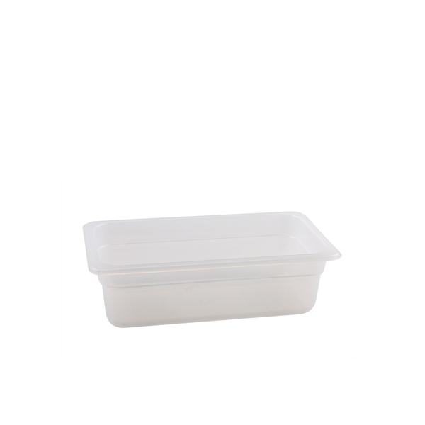 1/3 -Polypropylene GN Pan 100mm Clear (Pack of 6)