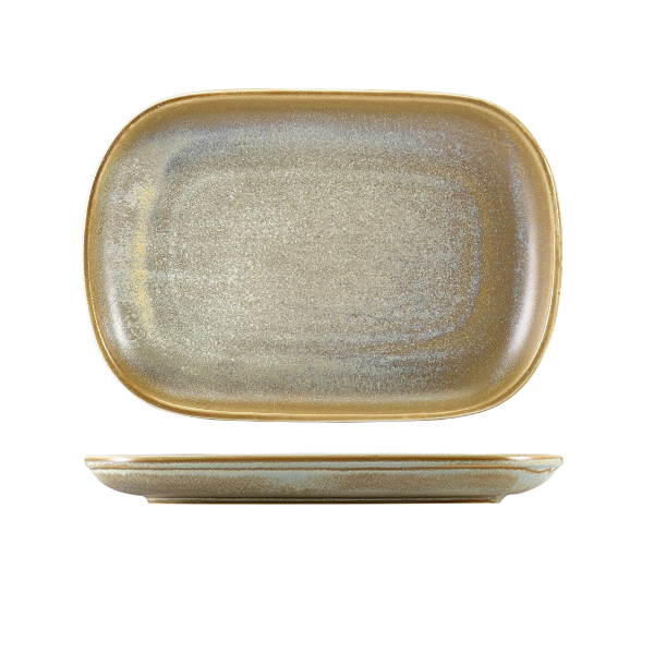 [BC-NRP-PMG24] Terra Porcelain Matt Grey Rectangular Plate 24 x 16.5cm (Pack of 12)