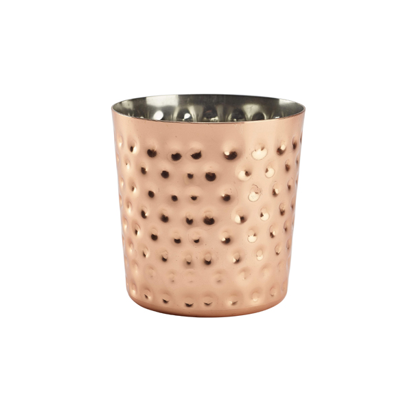 [BC-NSVH8C] Hammered Copper Plated Serving Cup 8.5 x 8.5cm (Pack of 12)