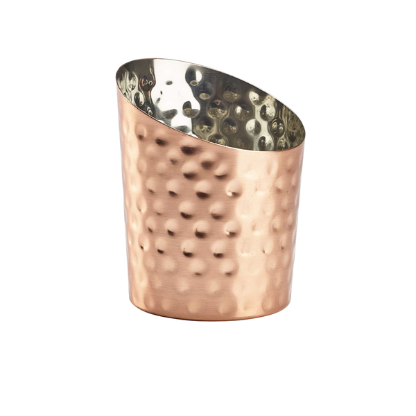 [BC-NSVHA10C] Hammered Copper Plated Angled Cone 9.5 x 11.6cm (Dia x H) (Pack of 12)