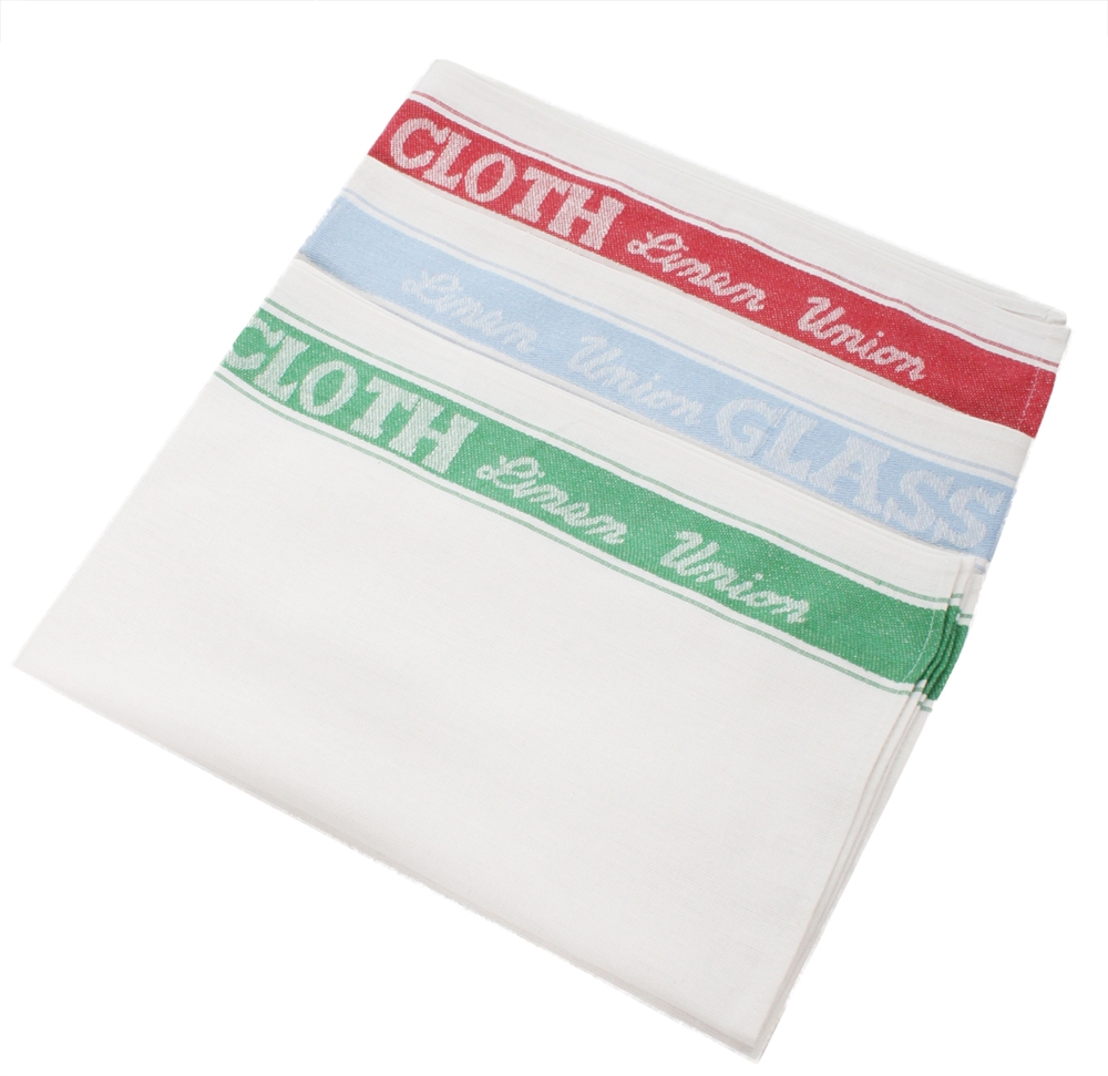 Glass Cloth Red Stripe