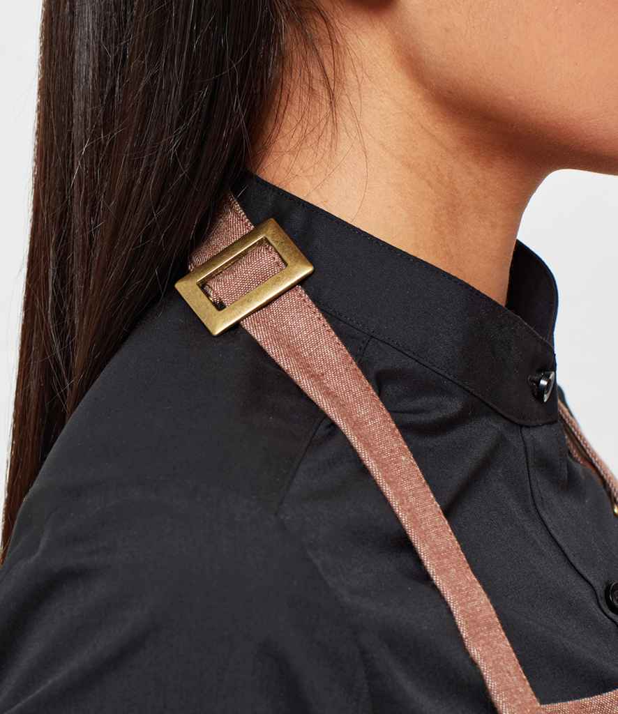 [PR113] Premier Fairtrade Organic Cotton Denim Bib Apron