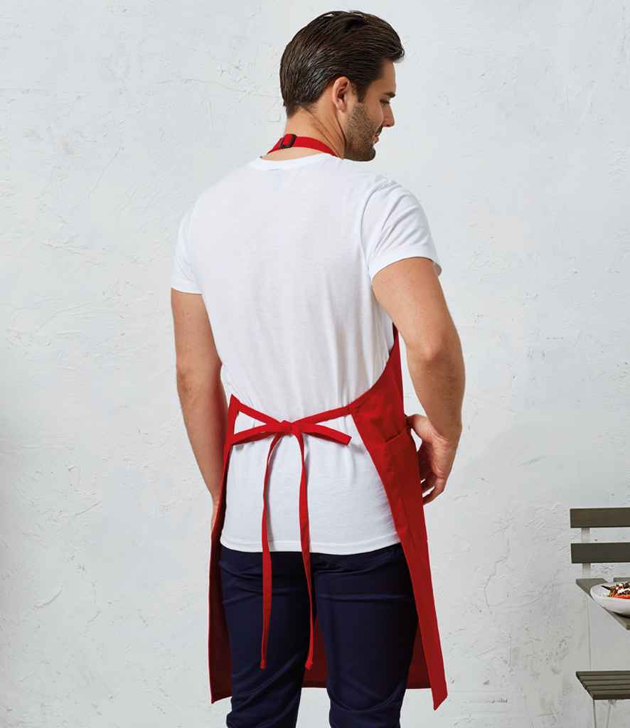 [PR120] Premier Recycled Polyester and Fairtrade Organic Cotton Bib Apron