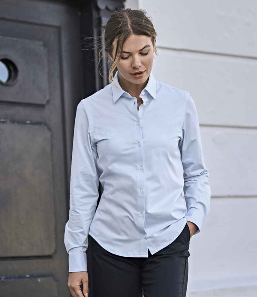 [T4031] Tee Jays Ladies Active Long Sleeve Stretch Shirt