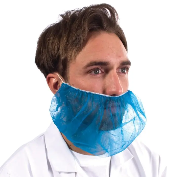 [W-BS/15210] Beard Snoods (pack of 100) (Blue)