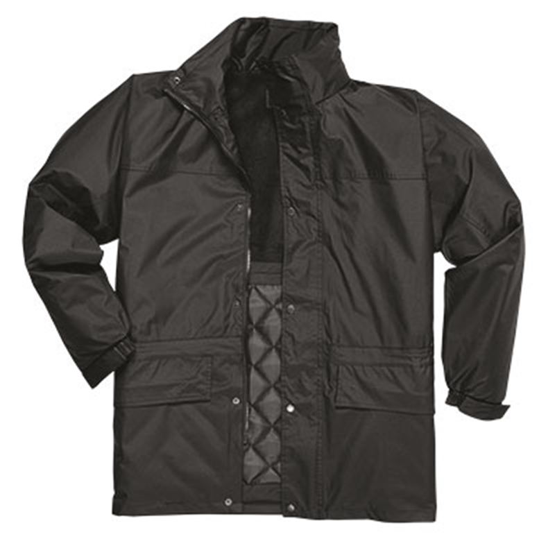 Portwest Oban Fleece Lined Jacket (Black, S)