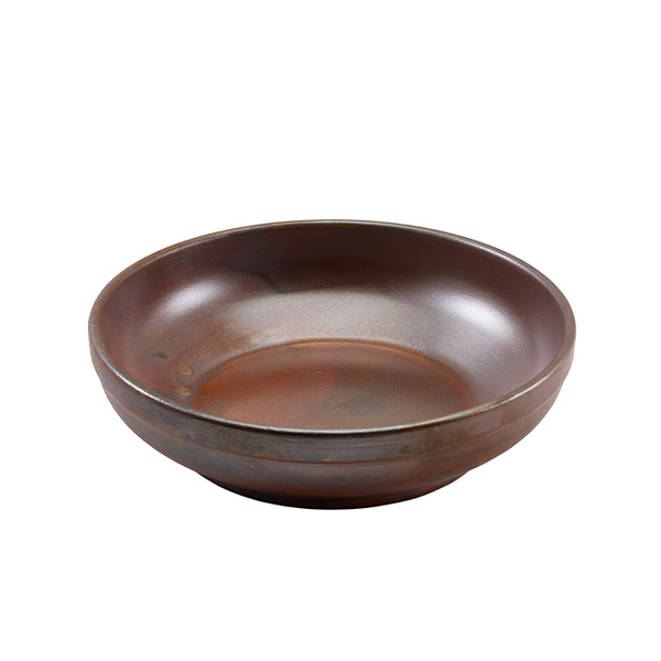 [BC-NCB-PRC20] Terra Porcelain Rustic Copper Coupe Bowl 20cm