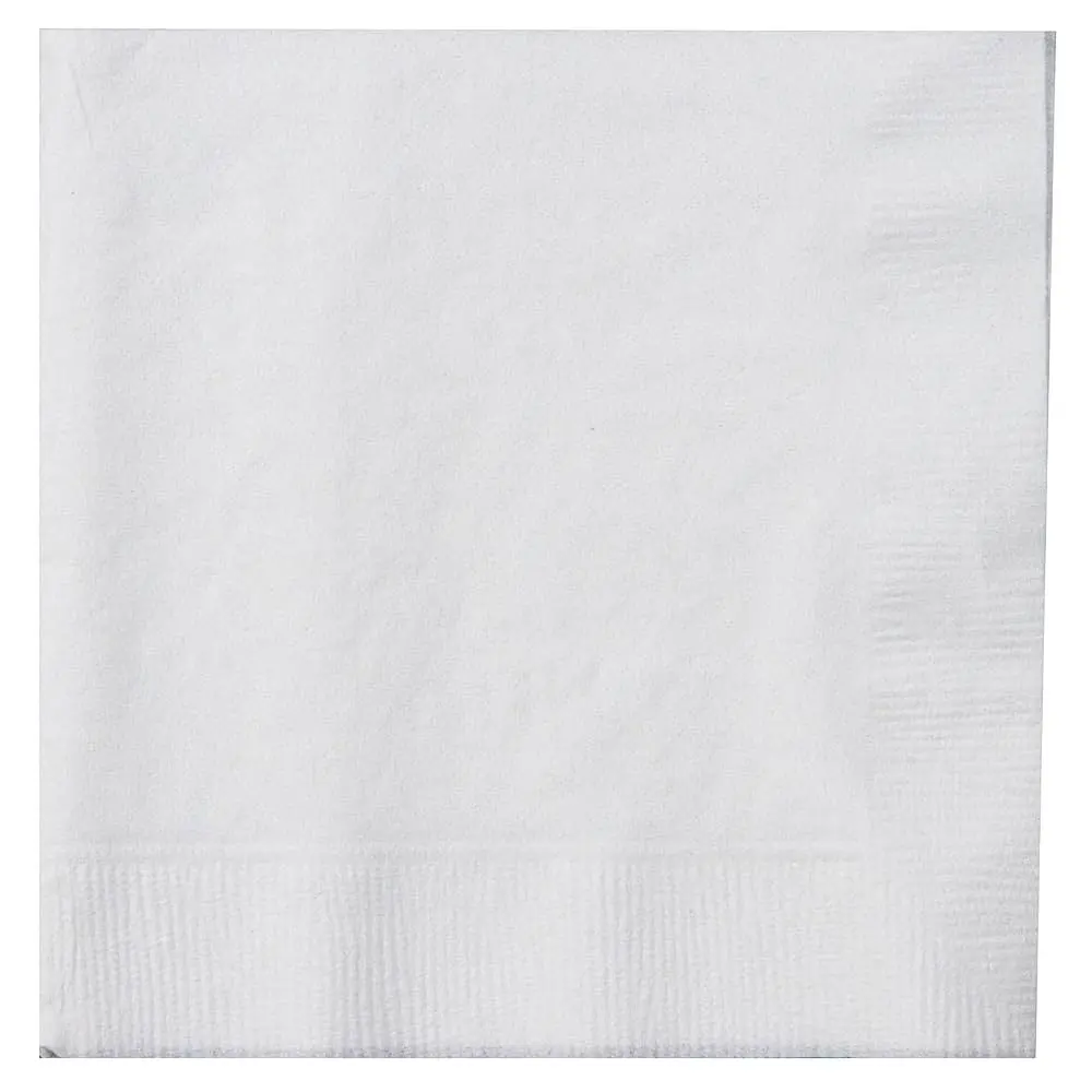 2ply 40cm White Napkins (2000 pack) [4 FOLD]