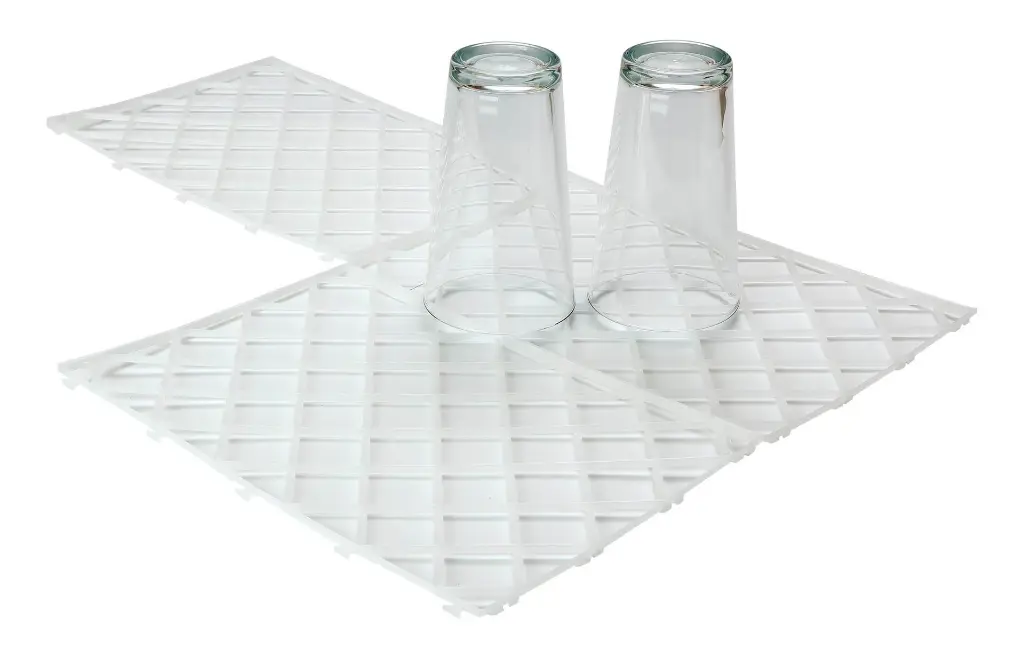 Interlocking Clip Glass Plastic Mats (10 pack)
