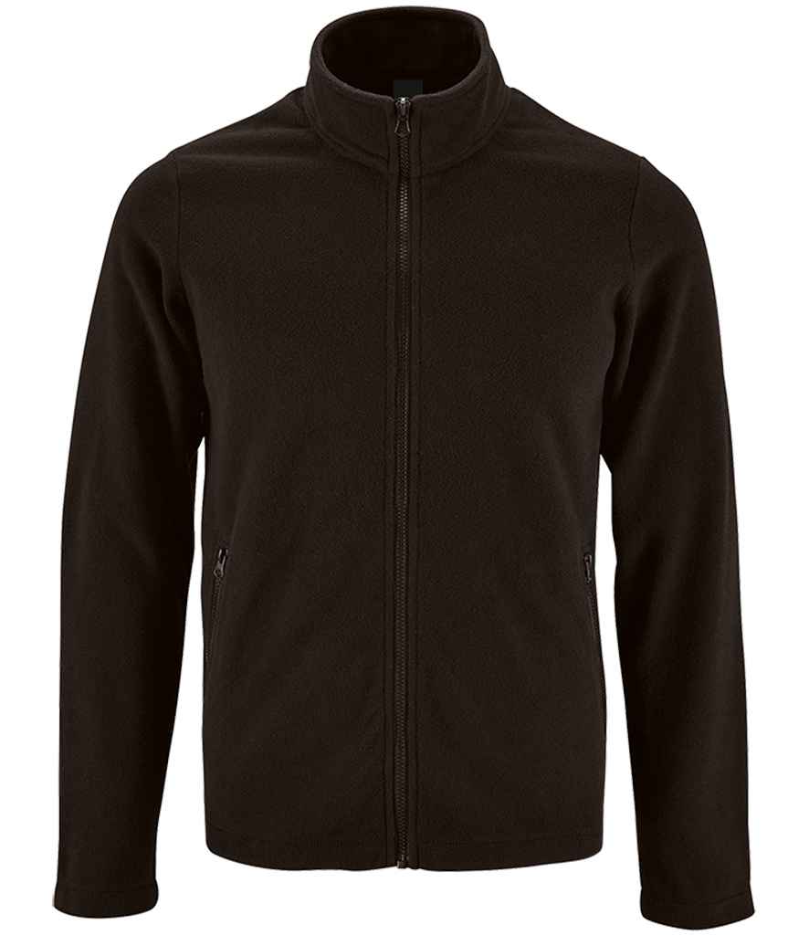[02093 BLK S] SOL'S Norman Fleece Jacket (Black, S)