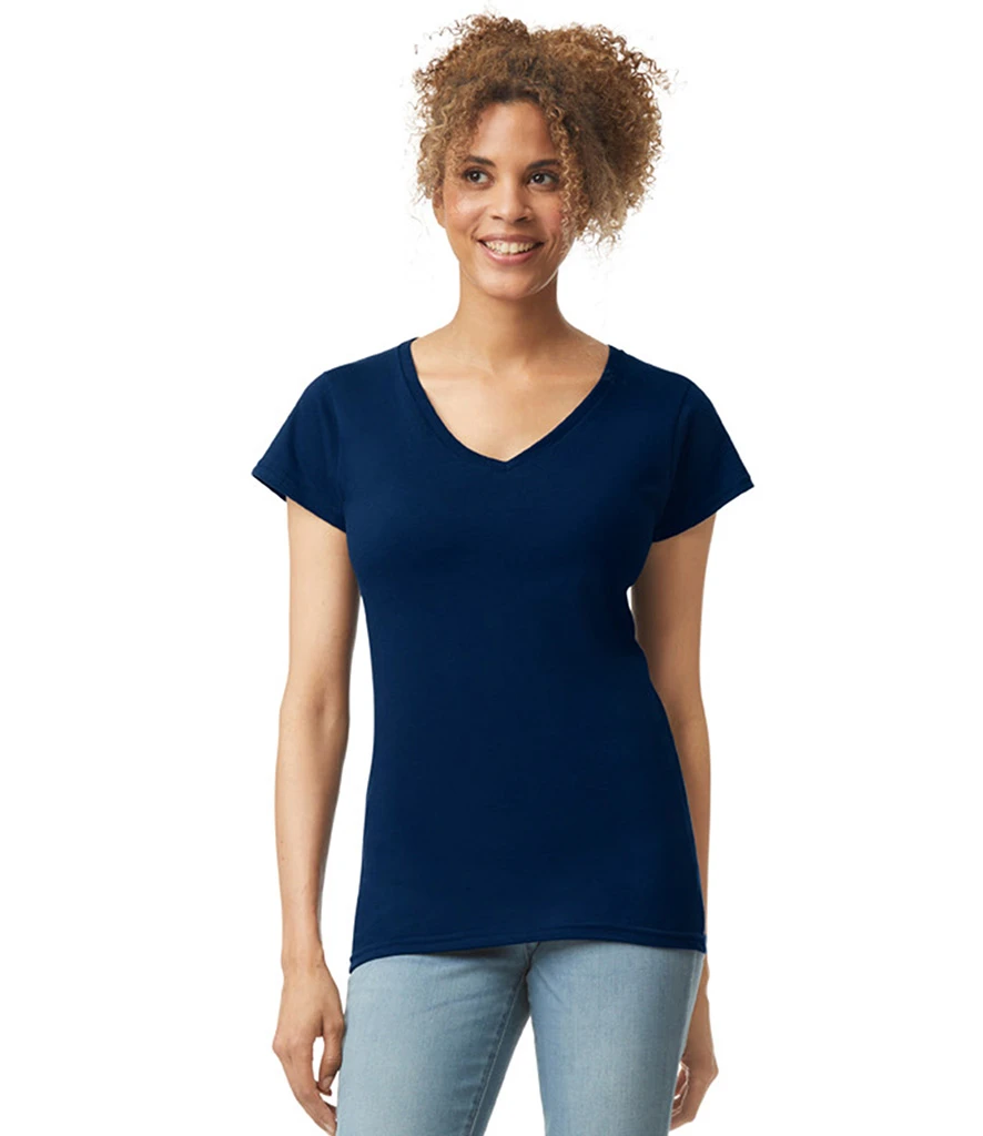 Gildan Ladies SoftStyle® V Neck T-Shirt