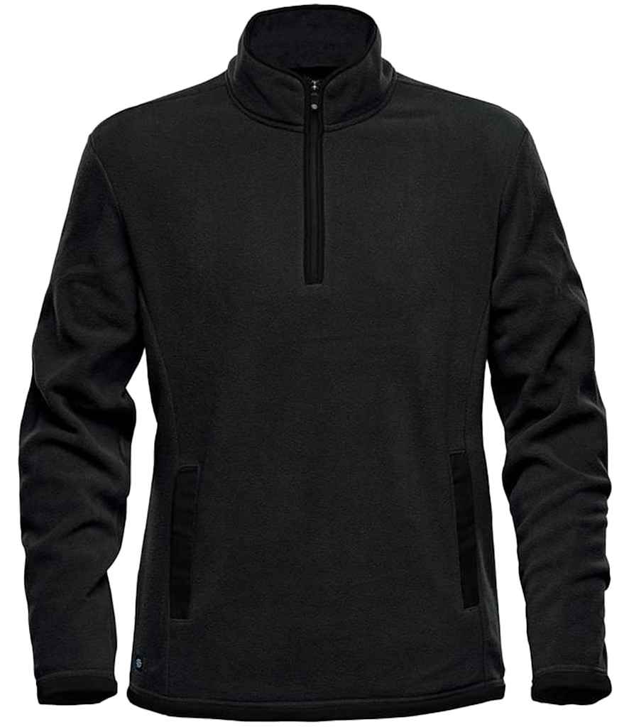 [FPL1 GP/BK S] Stormtech Shasta Tech 1/4 Zip Fleece (Graphite Grey/Black, S)