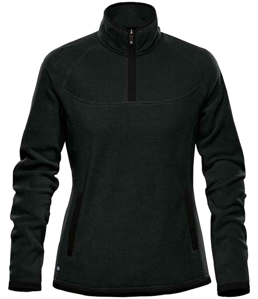 [FPL1W GP/BK XS] Stormtech Ladies Shasta Tech 1/4 Zip Fleece (Graphite Grey/Black, XS)