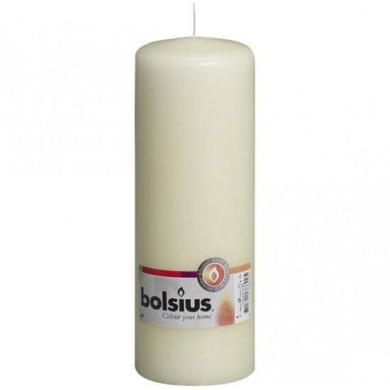 Bolsius® Professional Pillar Candle 200mm x 70mm Ivory (6 Pack)