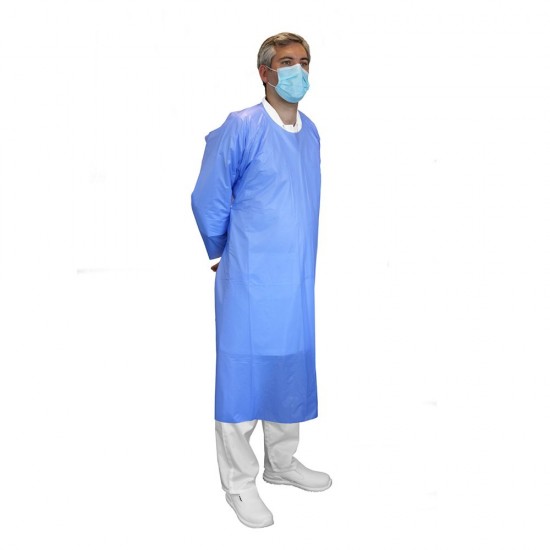 PVC Gown With Thumb Loop (100 pack)