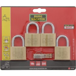 Brass Padlock Keyed Alike 4 x 40mm Brass Padlock Keyed Alike 4 x 40mm