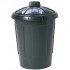 80ltrs Black Plastic Dustbin