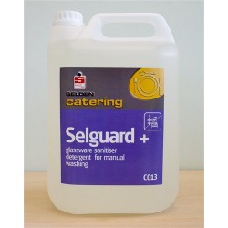 Selguard Plus Concentrated Glassware Detergent Sanitiser 5 litres Selguard Plus Concentrated Glassware Detergent Sanitiser 5 litres