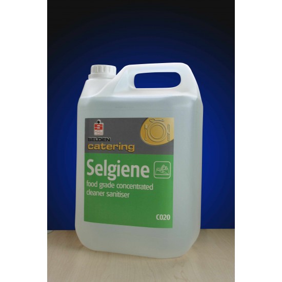 Selgiene Food Grade Conc. Cleaner Sanitiser 5lt (EN1276)
