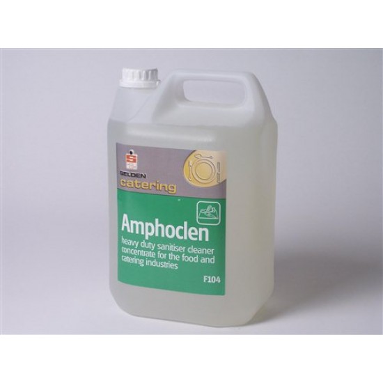 AMPHOCLEN Heavy Duty Sanitiser Food safe 5 litres