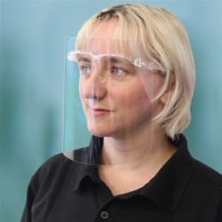 250 Micron APET Face Shield Glasses (100) 250 Micron APET Face Shield Glasses (100)
