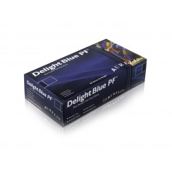 Delight Blue Vinyl Gloves Powder Free (pack of 100) Delight Blue Vinyl Gloves Powder Free (pack of 100)