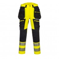 DX4 Hi-Vis Detachable Holster Pocket Trouser Yellow/Black DX4 Hi-Vis Detachable Holster Pocket Trouser Yellow/Black