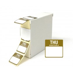 Thursday 25x25mm Food Labels - 1000 pack Thursday 25x25mm Food Labels - 1000 pack