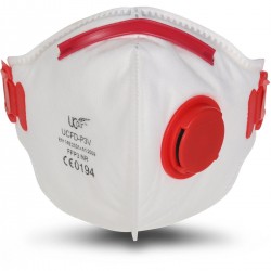 Disposable valved FFP3 fold flat mask (pack of 10) Disposable valved FFP3 fold flat mask (pack of 10)