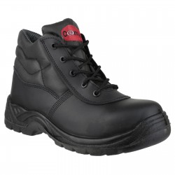 Black Composite Cap/Midsole 5-Eyelet Safety Boots Black Composite Cap/Midsole 5-Eyelet Safety Boots