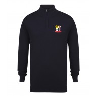 Henbury Zip Neck Sweater with WDRFC Logo Henbury Zip Neck Sweater with WDRFC Logo