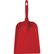 Red Plastic Large Blade Hand Shovel