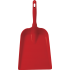 Red Plastic Large Blade Hand Shovel