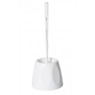White Toilet Brush and Holder White Toilet Brush and Holder