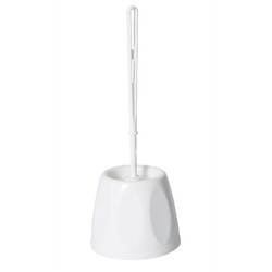 White Toilet Brush and Holder White Toilet Brush and Holder