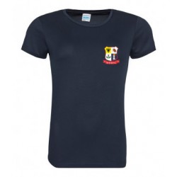 AWDis Cool Girlie T-Shirt with WDRFC logo AWDis Cool Girlie T-Shirt with WDRFC logo
