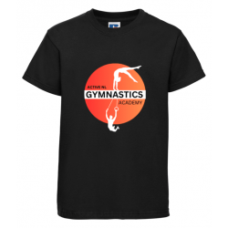 NL Gymnastics  - T Shirt, Black NL Gymnastics  - T Shirt, Black
