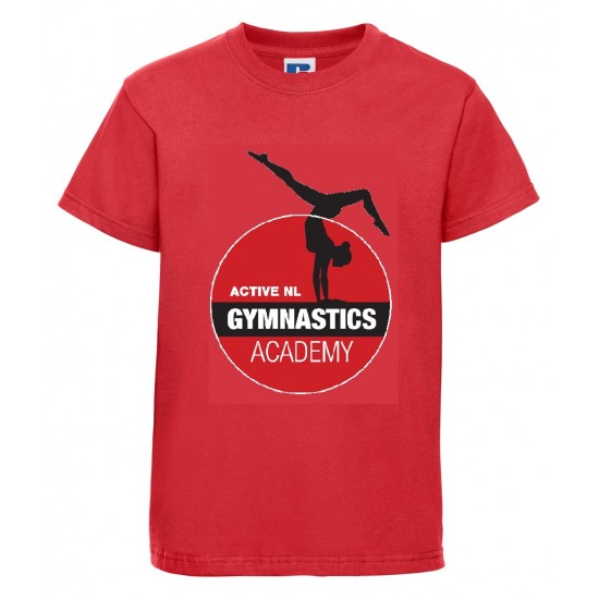 Jerzees Schoolgear Kids Classic Ringspun T-Shirt with NL Gymnastics Logo