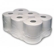 2 ply White Centre Feed Standard 6 x 150m rolls