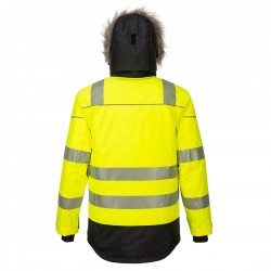 PW3 Hi-Vis Winter Parka Jacket Yellow/Black PW3 Hi-Vis Winter Parka Jacket Yellow/Black
