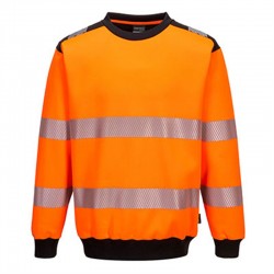 PW3 Hi-Vis Crew Neck Sweatshirt PW3 Hi-Vis Crew Neck Sweatshirt