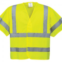 Portwest Hi-Vis Short Sleeved Vest Portwest Hi-Vis Short Sleeved Vest