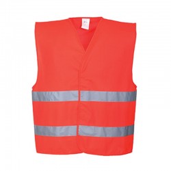 Portwest Hi-Vis Two Band Vest Portwest Hi-Vis Two Band Vest