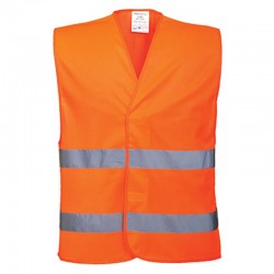 Portwest Hi-Vis Two Band Vest Portwest Hi-Vis Two Band Vest